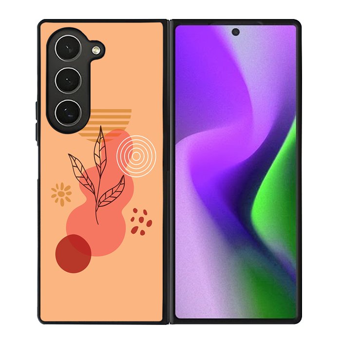 Flower and Shapes FZ0308 Samsung Galaxy Z Fold 6 2024 5G Case