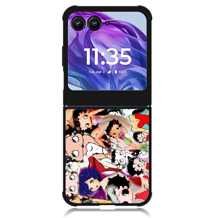 betty boop collage Motorola Moto Razr Plus 2024 , Moto Razr+ 2024 Case OV4144