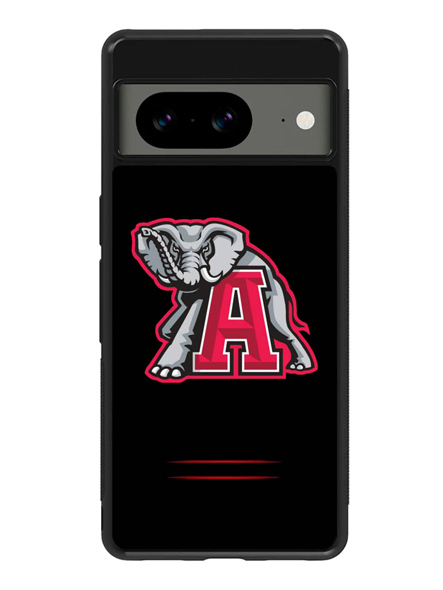 alabama crimson Google Pixel 8A Case QC3771