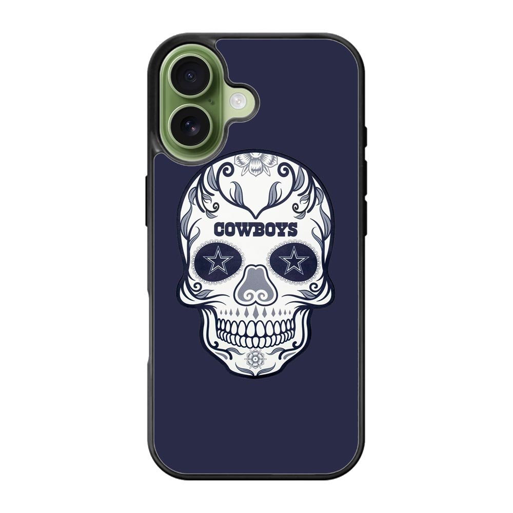 Dallas Cowboys Skull iPhone 17 Case QC4594