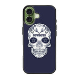 Dallas Cowboys Skull iPhone 17 Case QC4594