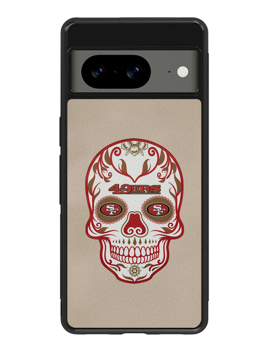 San Francisco 49ers Skull Google Pixel 8A Case QC2629