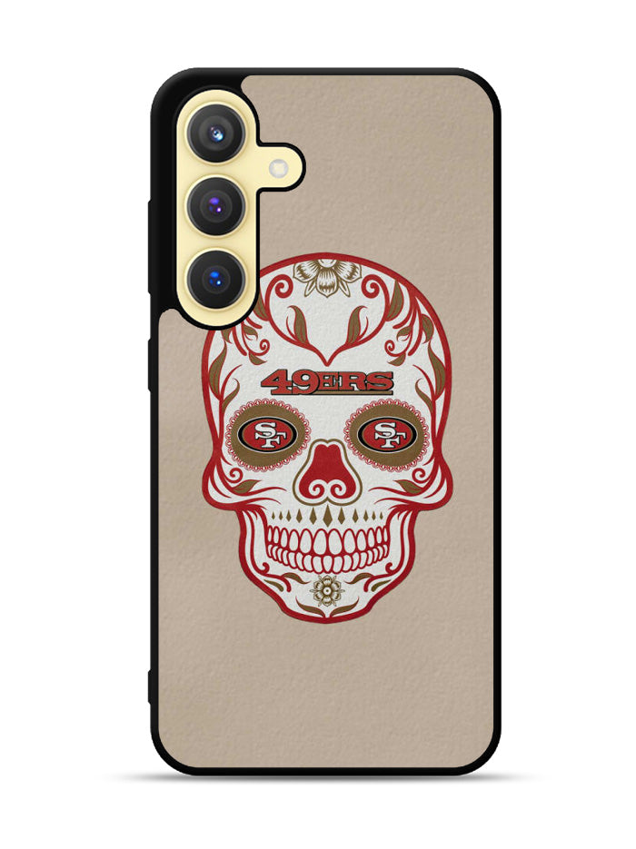 San Francisco 49ers Skull Samsung Galaxy S24 Plus 5G , Samsung Galaxy S24+ 5G Case OV2629