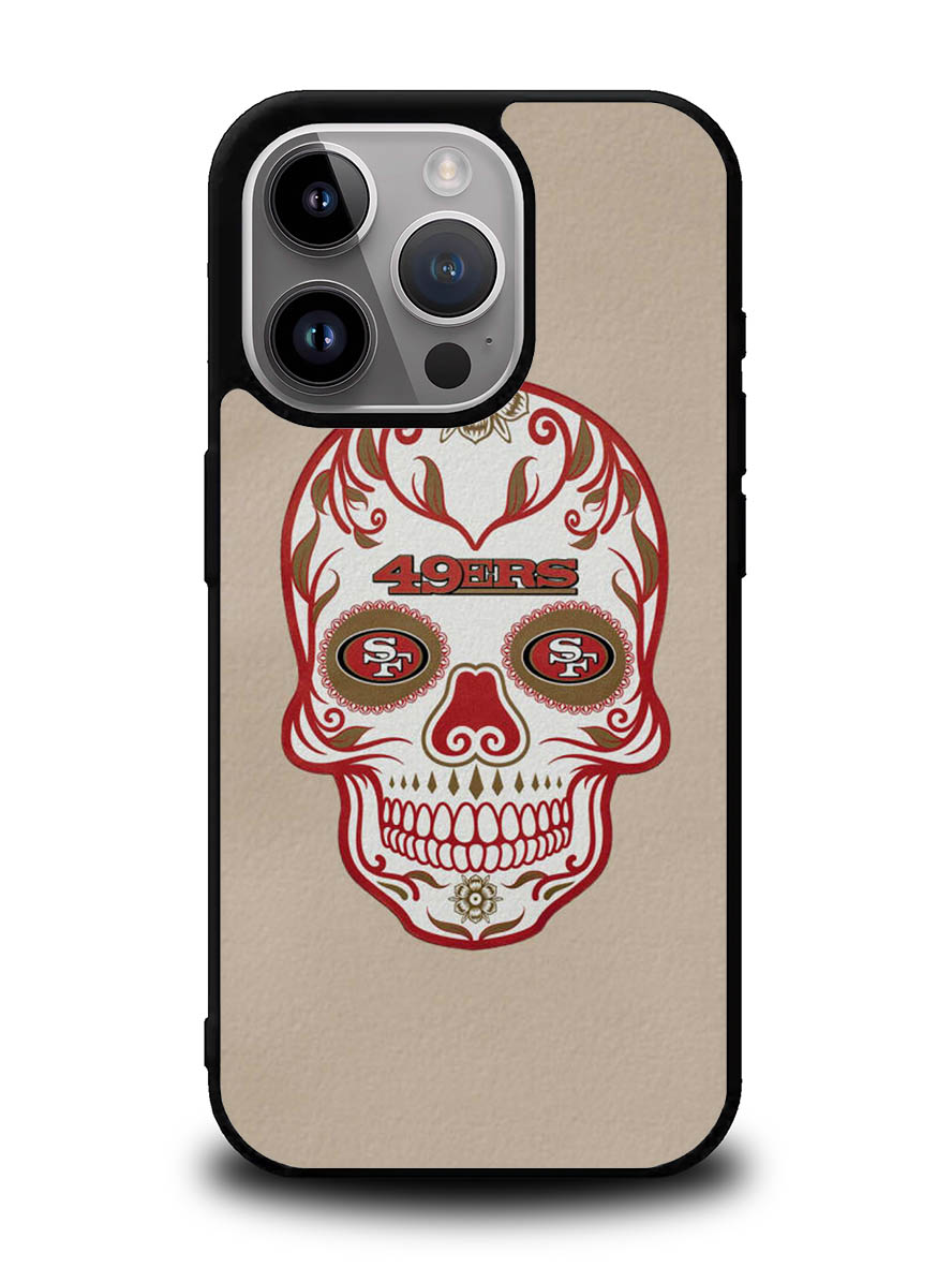San Francisco 49ers Skull iPhone 15 Pro Case OV2629