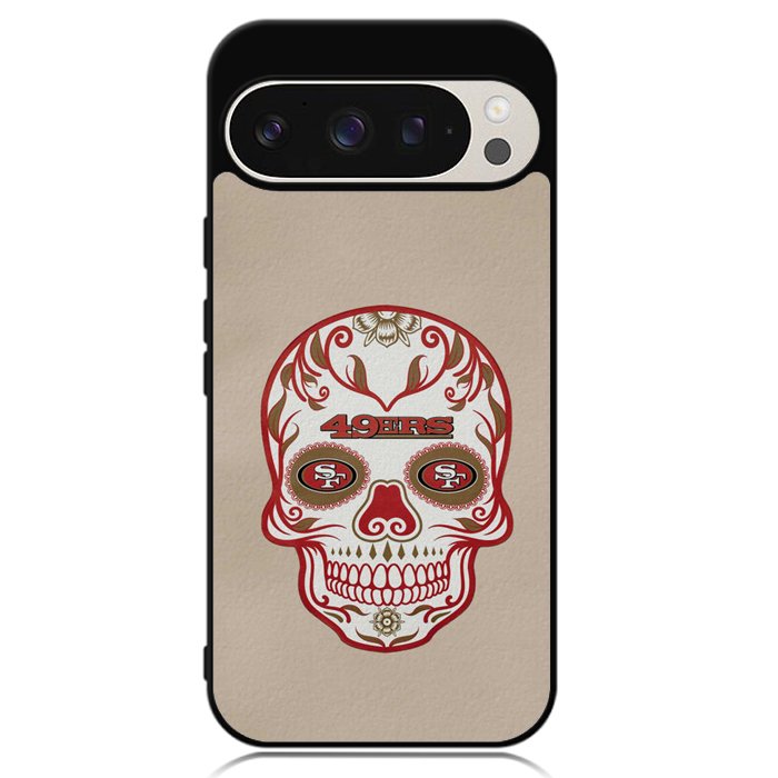 San Francisco 49ers Skull Google Pixel 9 | Pixel 9 Pro Case OV2629