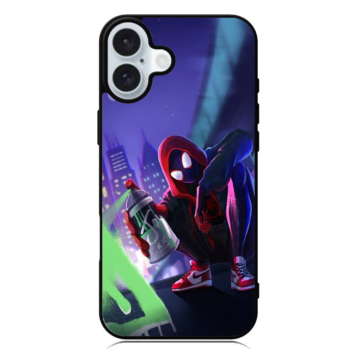 Spiderman Miles Morales iPhone 16 Plus Case
