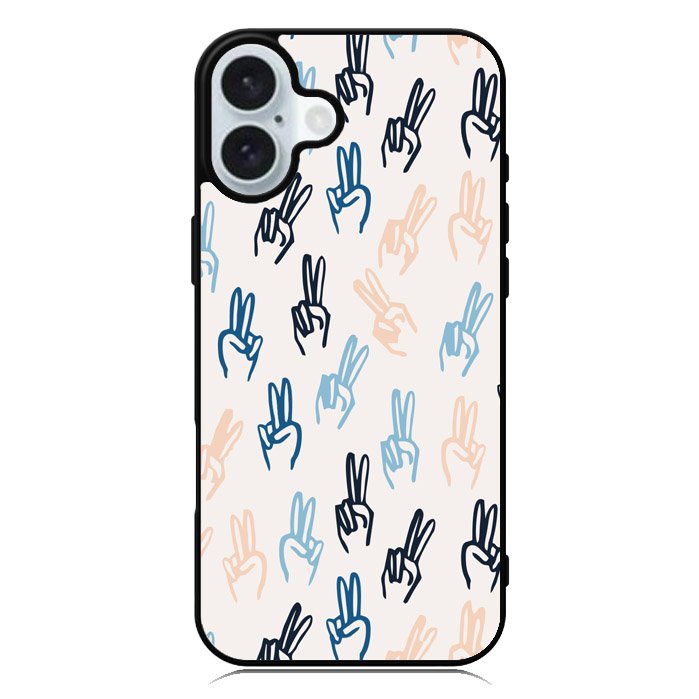 Peace Girl iPhone 16 Plus Case QC0733