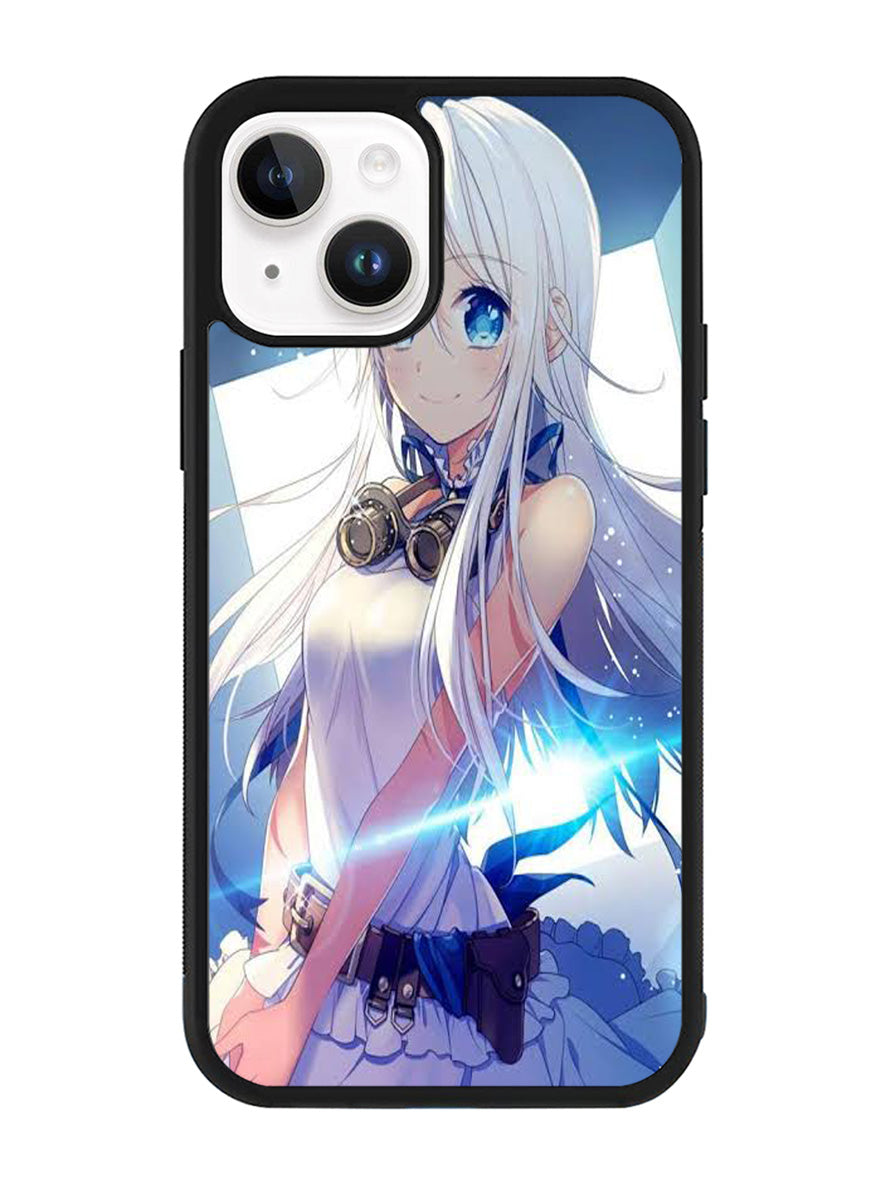 Blue Eyes Anime Girl XiPhone 15 Case OV0734