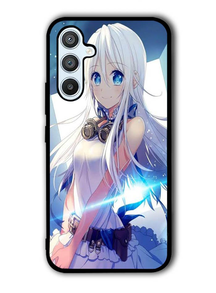 Blue Eyes Anime Girl XSamsung Galaxy A54 5G Case OV0734