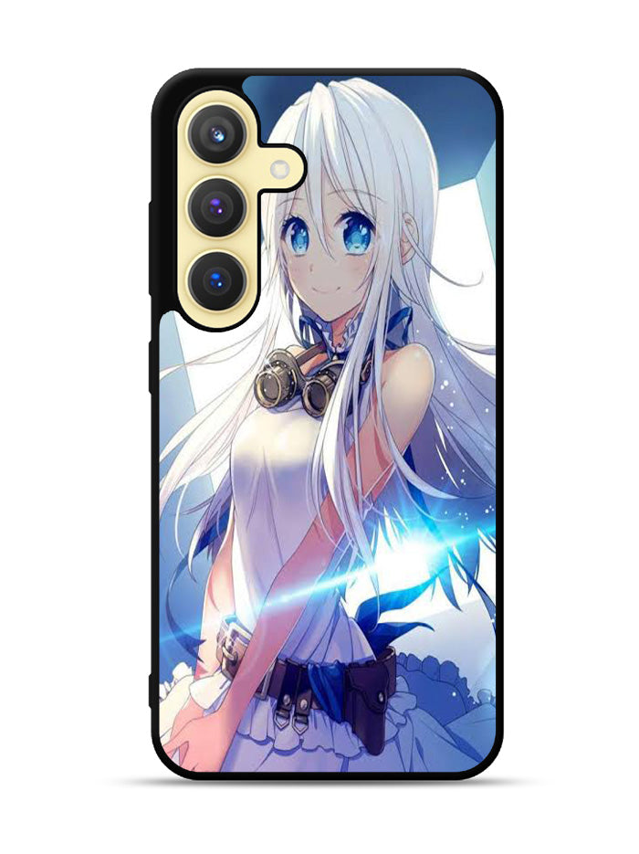 Blue Eyes Anime Girl XSamsung Galaxy S24 Plus 5G , Samsung Galaxy S24+ 5G Case OV0734