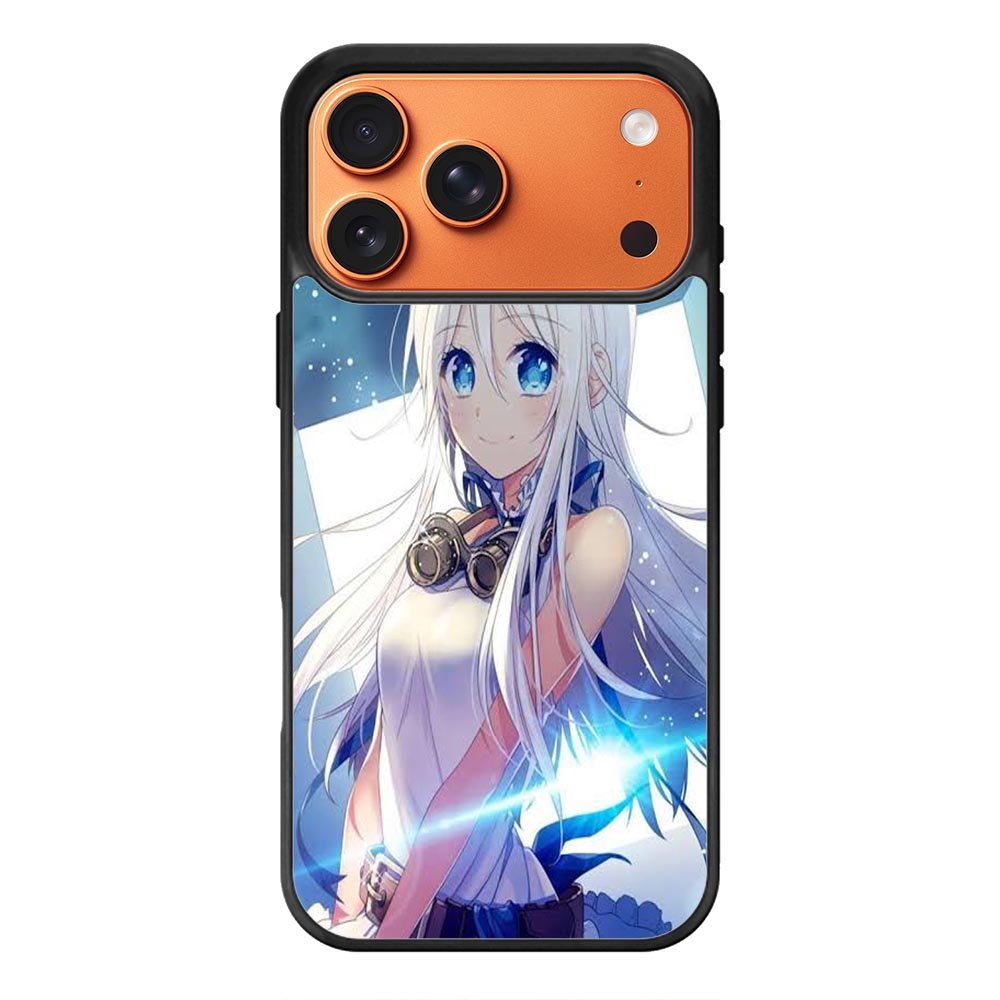 Blue Eyes Anime Girl XiPhone 17 Pro Case QC0734