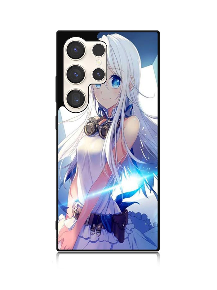 Blue Eyes Anime Girl XSamsung Galaxy S23 Ultra 5G Case QC0734