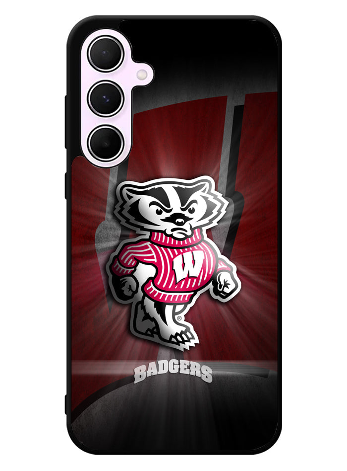 wisconsin badger logo Samsung Galaxy A35 5G Case