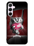 wisconsin badger logo Samsung Galaxy A55 5G Case