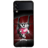 wisconsin badger logo Samsung Galaxy Z Flip 4 5G 2022 Case