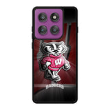 wisconsin badger logo Motorola Moto Edge 60 Pro Case