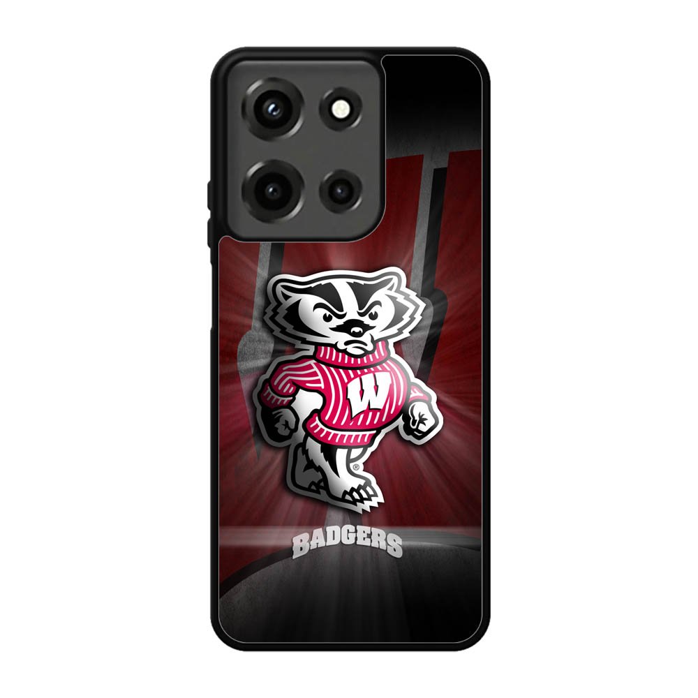 wisconsin badger logo Motorola Moto G 5G 2025 Case OV0892