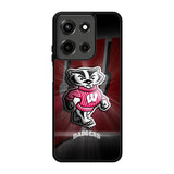 wisconsin badger logo Motorola Moto G 5G 2025 Case OV0062
