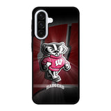 wisconsin badger logo Samsung Galaxy A56 Case OV0062