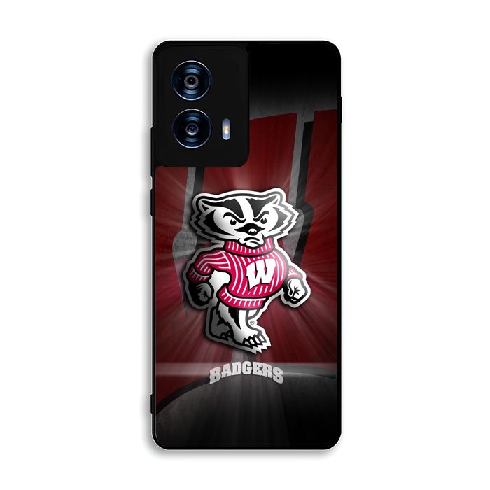 wisconsin badger logo Motorola Moto G Power 5G 2024 Case OV0892