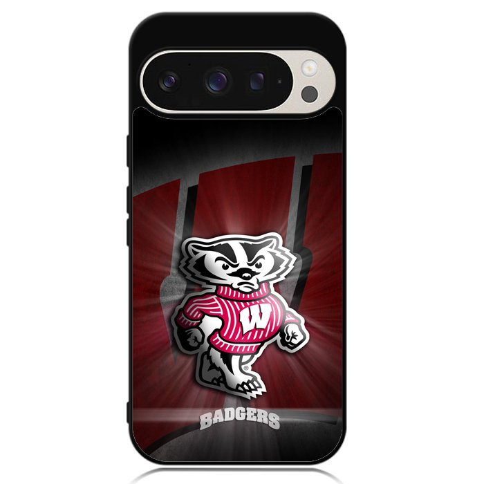 wisconsin badger logo Google Pixel 9 | Pixel 9 Pro Case