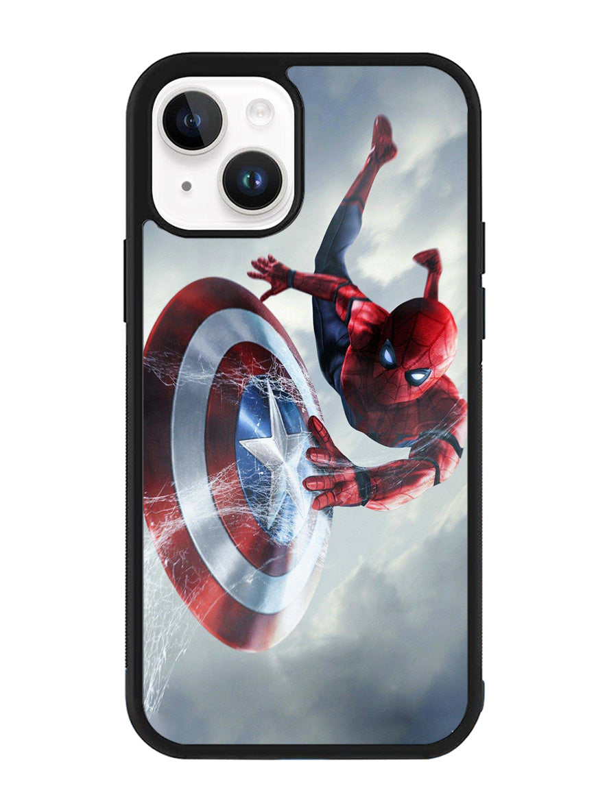 Spiderman Captain America Shield iPhone 15 Case OV2511