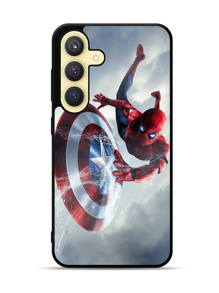 Spiderman Captain America Shield Samsung Galaxy S24 Plus 5G , Samsung Galaxy S24+ 5G Case OV2511