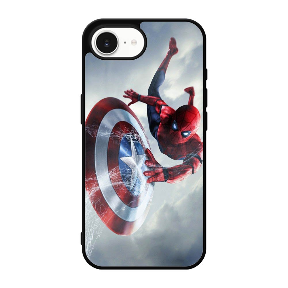 Spiderman Captain America Shield iPhone 17e Case OV2511