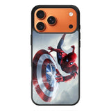 Spiderman Captain America Shield iPhone 17 Pro Max Case QC2511