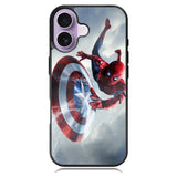 Spiderman Captain America Shield iPhone 17 Case OV2511