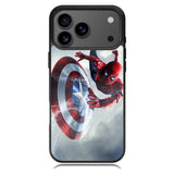 Spiderman Captain America Shield iPhone 17 Pro Case OV2511