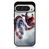 Spiderman Captain America Shield Google Pixel 10 | Google Pixel 10 Pro Case OV2511