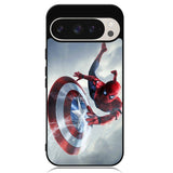 Spiderman Captain America Shield Google Pixel 9 | Pixel 9 Pro Case OV2511