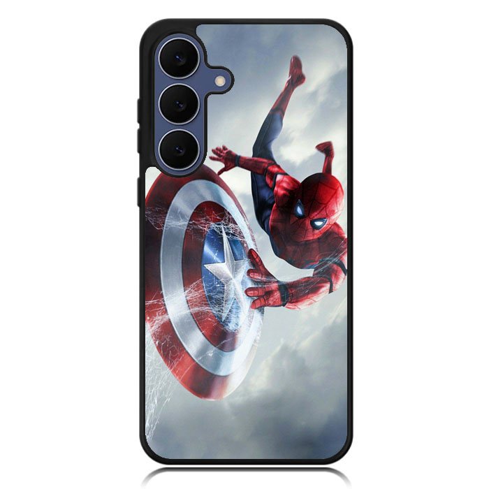 Spiderman Captain America Shield Samsung Galaxy S25 FE Case OV2511