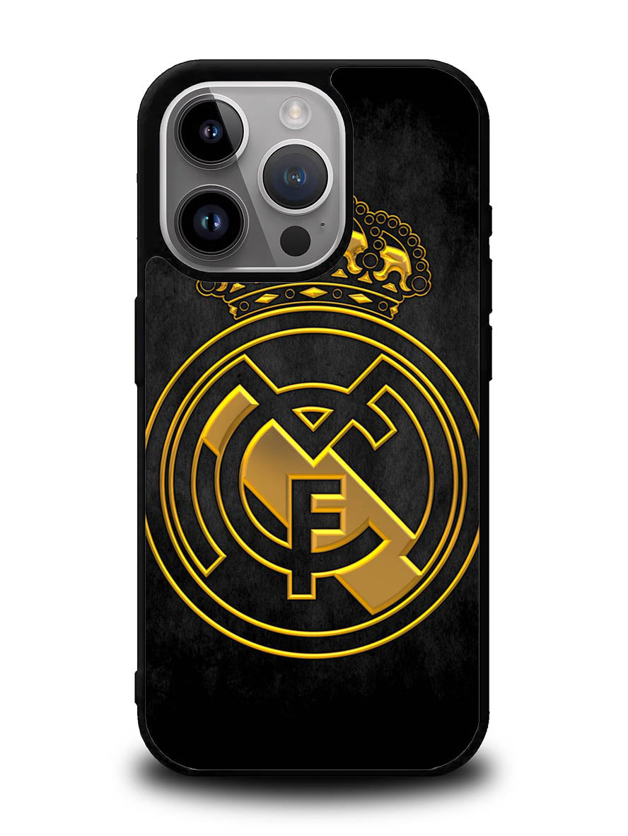real madrid gold iPhone 14 Pro Case QC2766