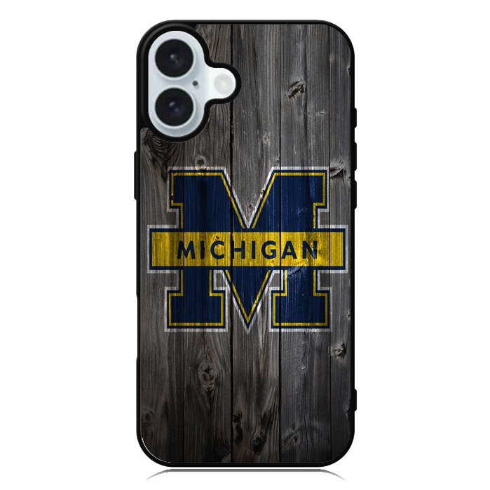 michigan wolverines iPhone 16 Plus Case QC3313