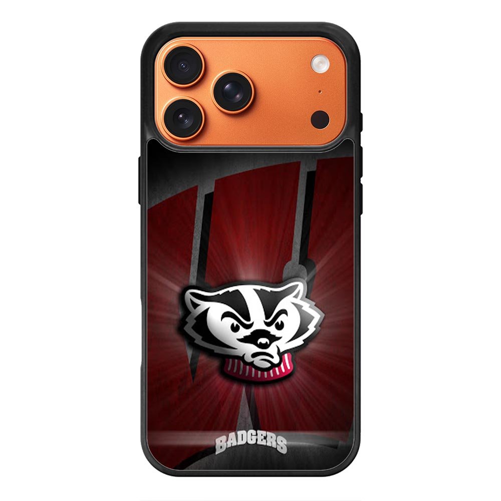 wisconsin badger logo iPhone 17 Pro Case OV1985