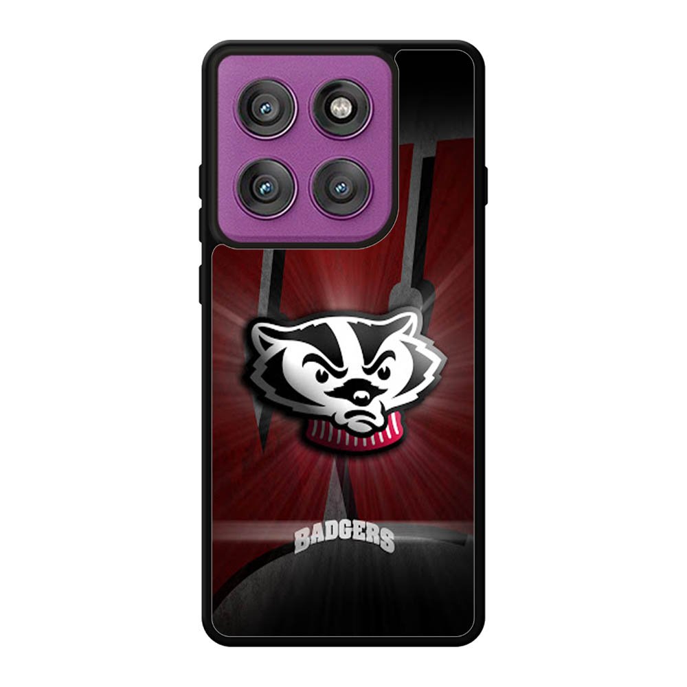 wisconsin badger logo Motorola Moto Edge 60 Pro Case OV1985
