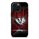 wisconsin badger logo iPhone 16 Pro Case OV1985