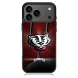 wisconsin badger logo iPhone 17 Pro Case OV1985
