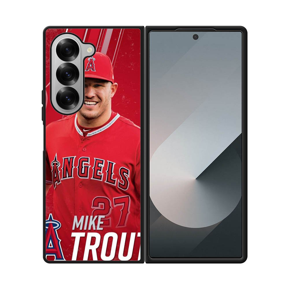mike trout baseball Samsung Galaxy Z Fold 7 5G Case QC3235