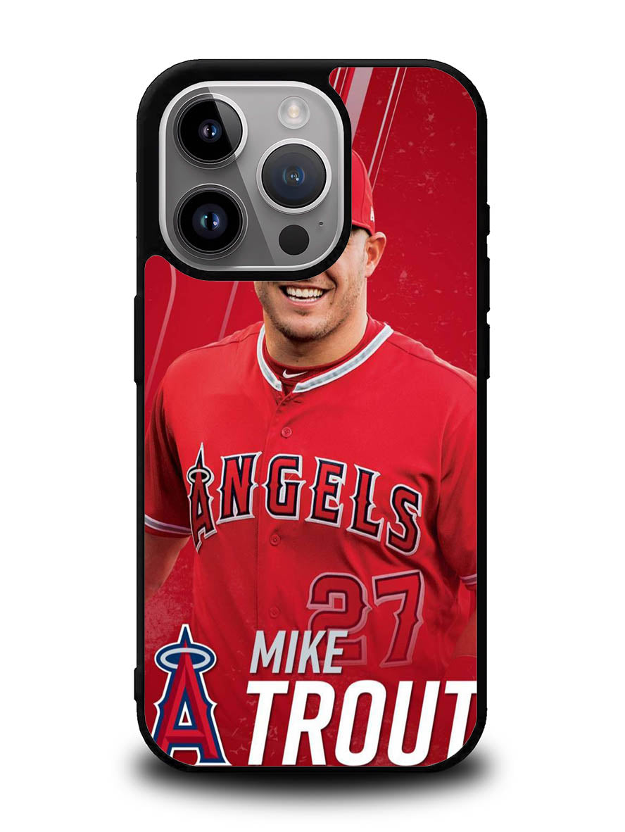mike trout baseball iPhone 15 Pro Max Case OV3235