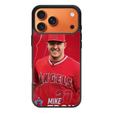 mike trout baseball iPhone 17 Pro Case QC3235