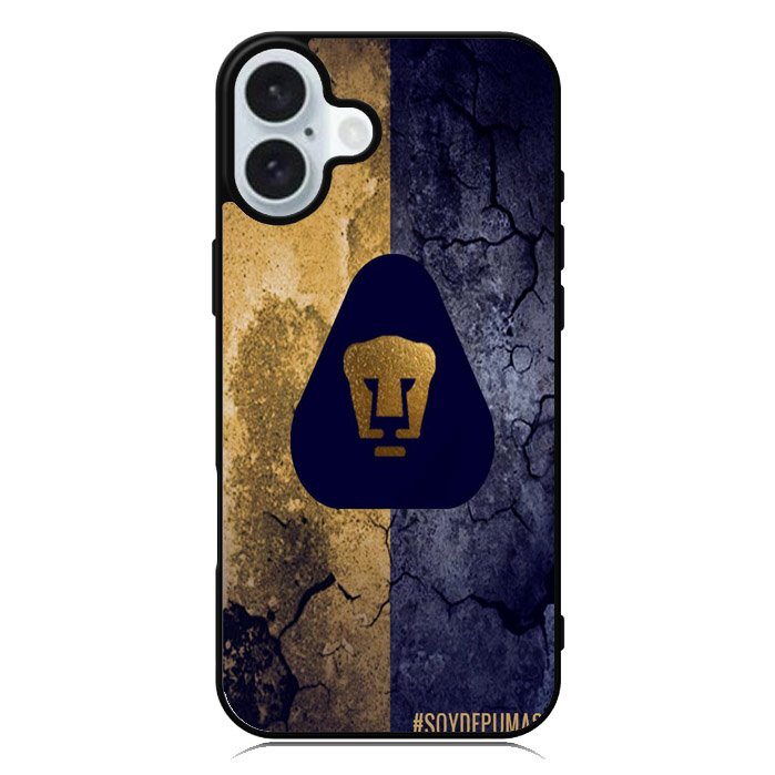 pumas unam logo iPhone 16 Plus Case QC2806