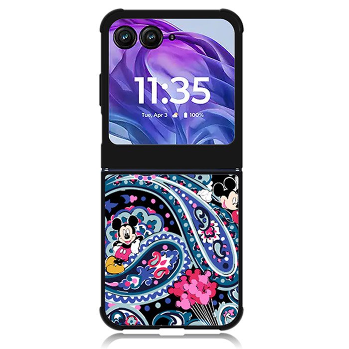 vera bradley mickey mouse Motorola Moto Razr Plus 2024 , Moto Razr+ 2024 Case