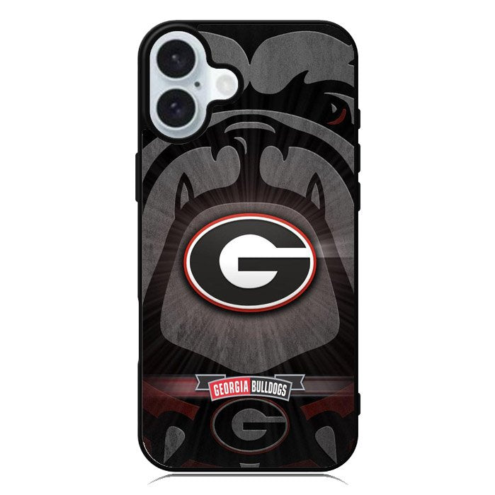 Georgia Bulldogs Logo 2nd iPhone 16 Plus Case