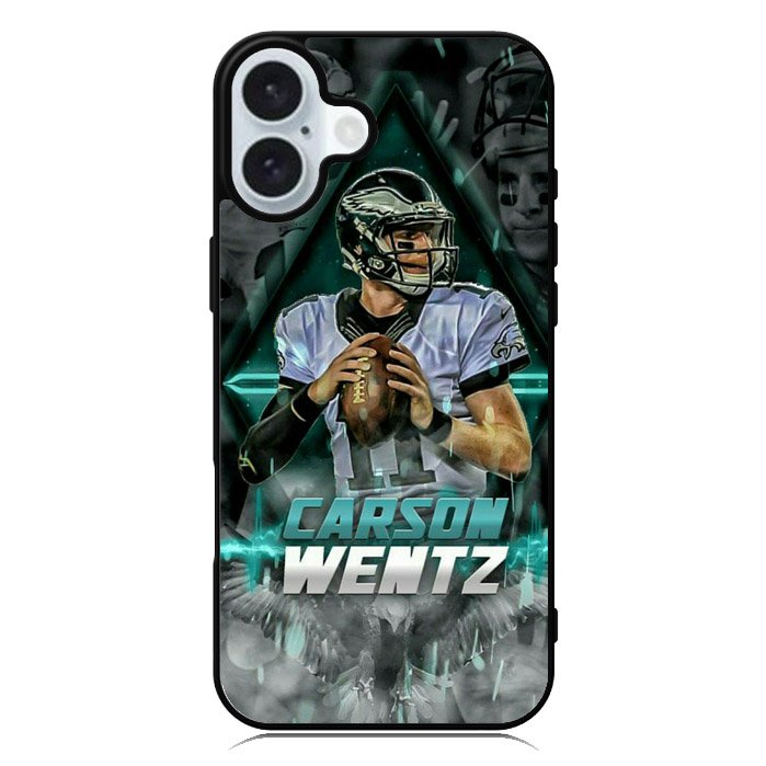 carson wentz philadelphia eagles iPhone 16 Case QC4408