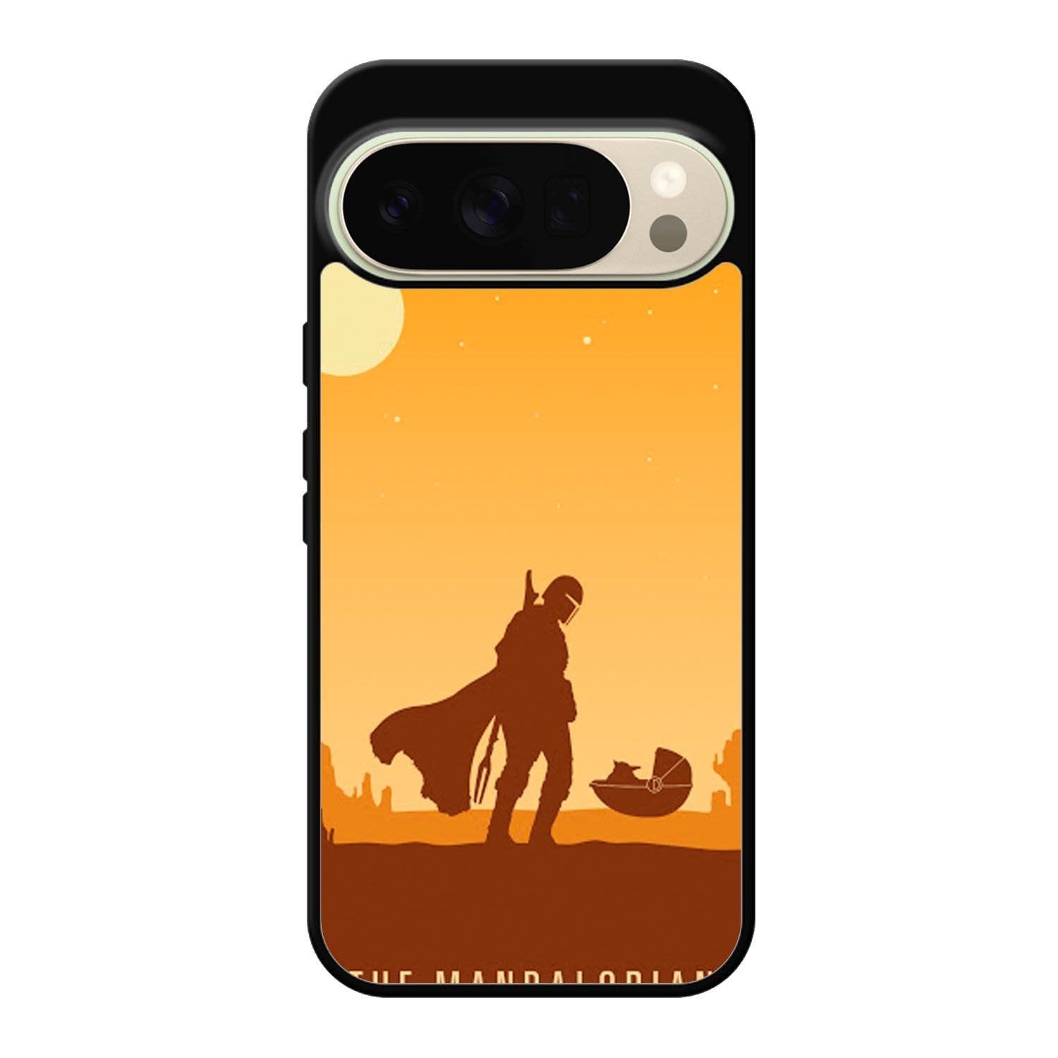 baby yoda and mandalorian XGoogle Pixel 10 Pro Case QC0740