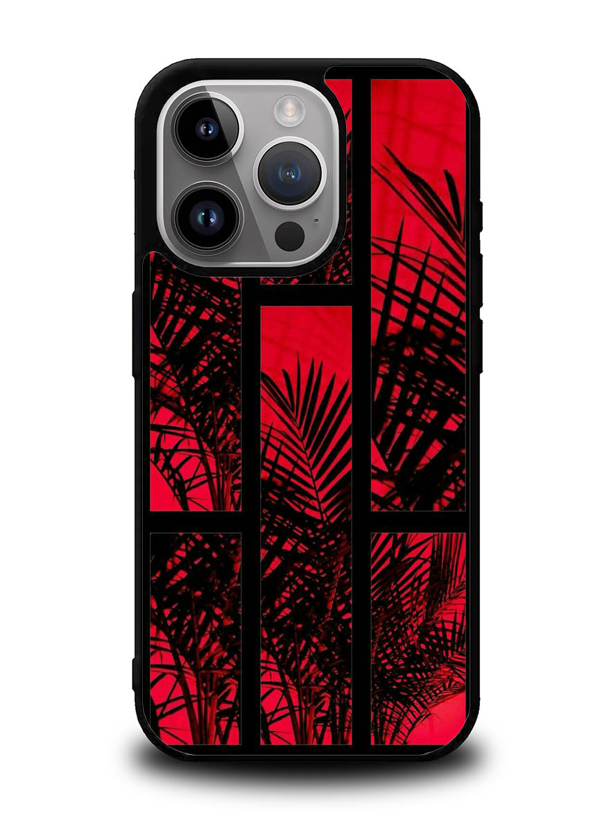 Red Plant Aesthetic iPhone 14 Pro Case QC7925