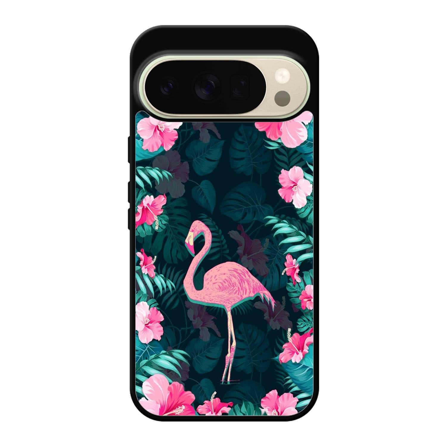 Flamingo And Flowers Google Pixel 10 Pro XL Case